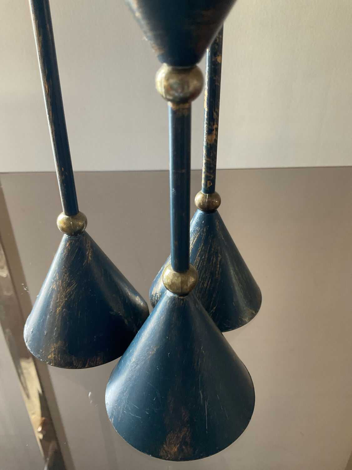 Trio of vintage candle holders from the 70s-80s