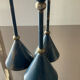 Trio of vintage candle holders from the 70s-80s