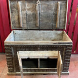 Afghanistan, XIX boat chest from the 19th century, superb original condition