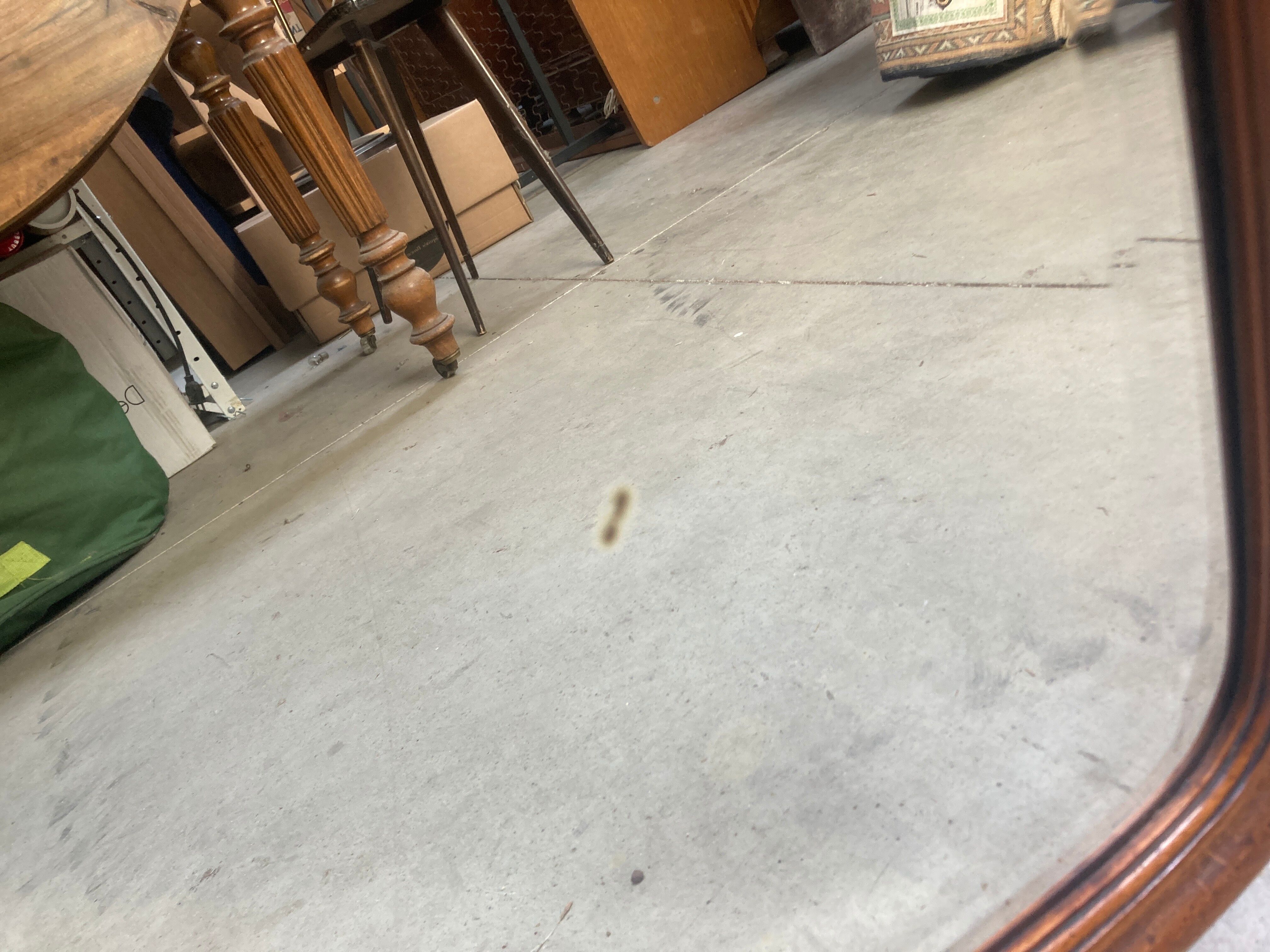 Carved wooden mirror 100x62cm