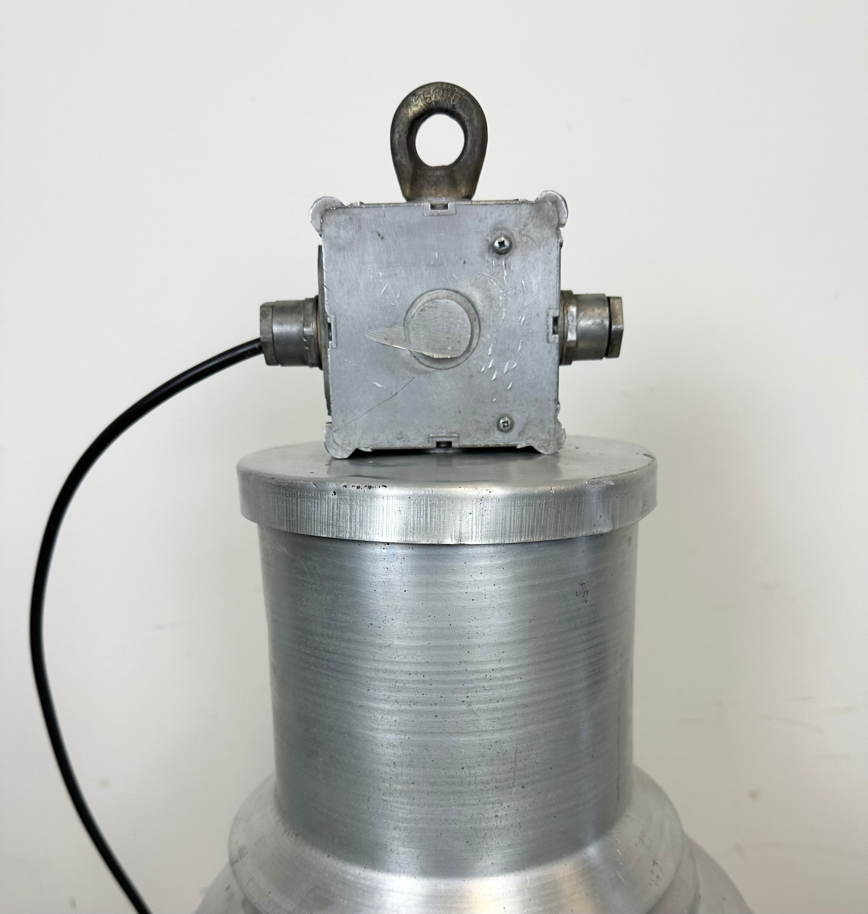 Large Industrial Aluminium Pendant Light from Elektrosvit, 1960s