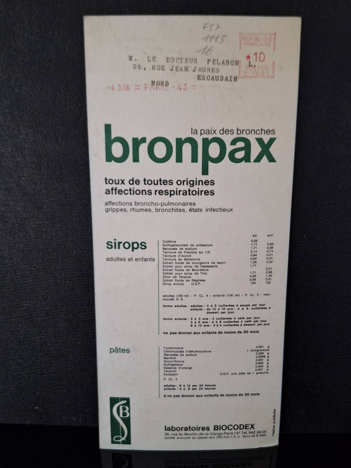 Pharmaceutical posters 1965-66