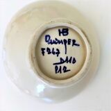 Cup H.P Quimper in the shape of a cradle