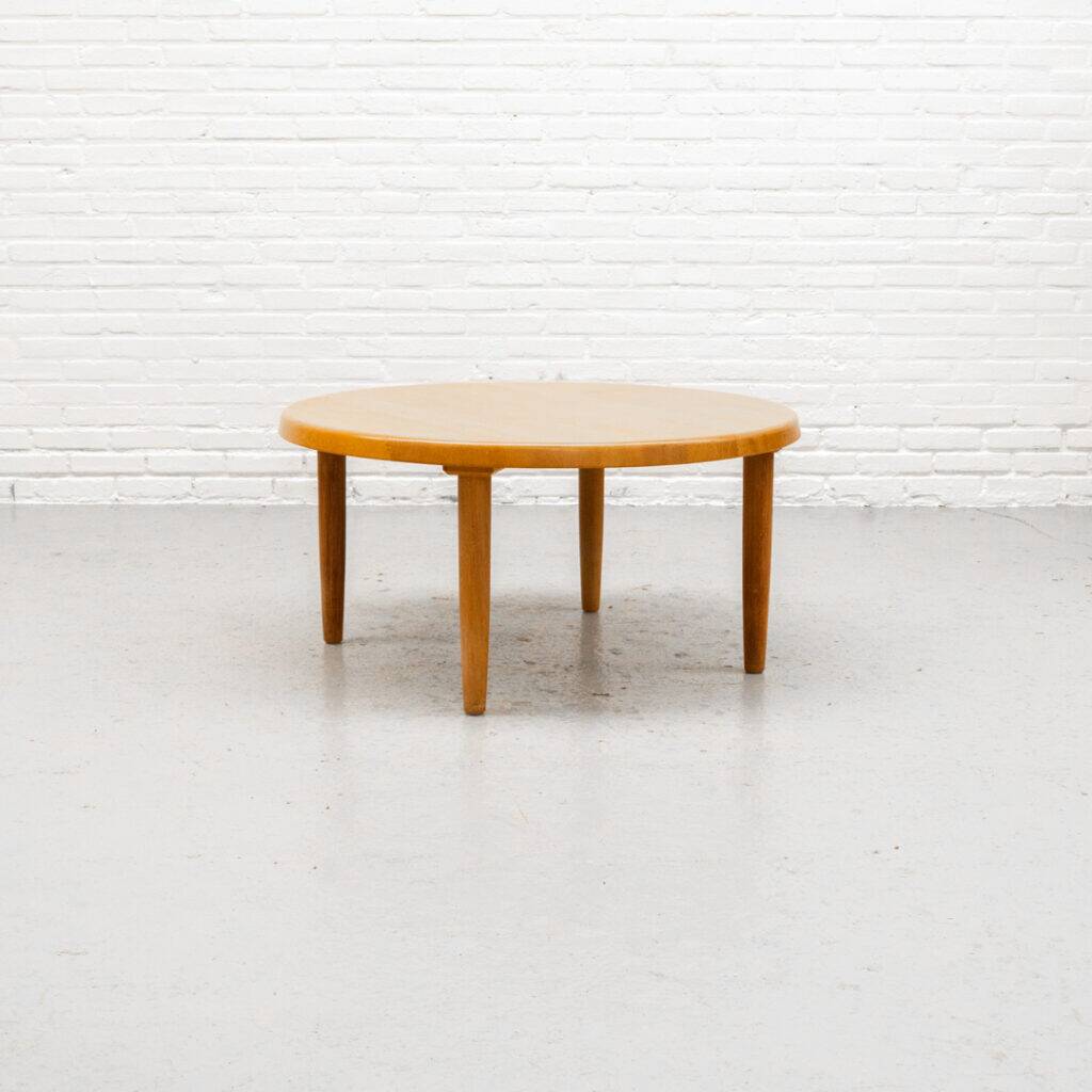 Round Danish Coffee table by Niels Bach