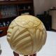 Art deco ceiling light in ivory opaline
