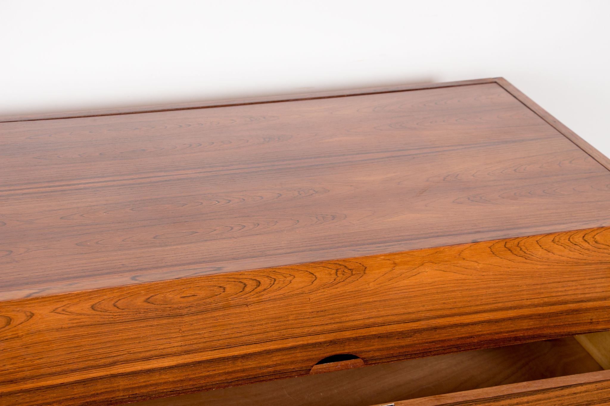 Rosewood chest of drawers designed by Paul Geoffroy published by Roche Bobois.