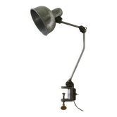 Lampe d’atelier base étau années 40/50