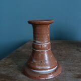 Puisaye stoneware candle holder