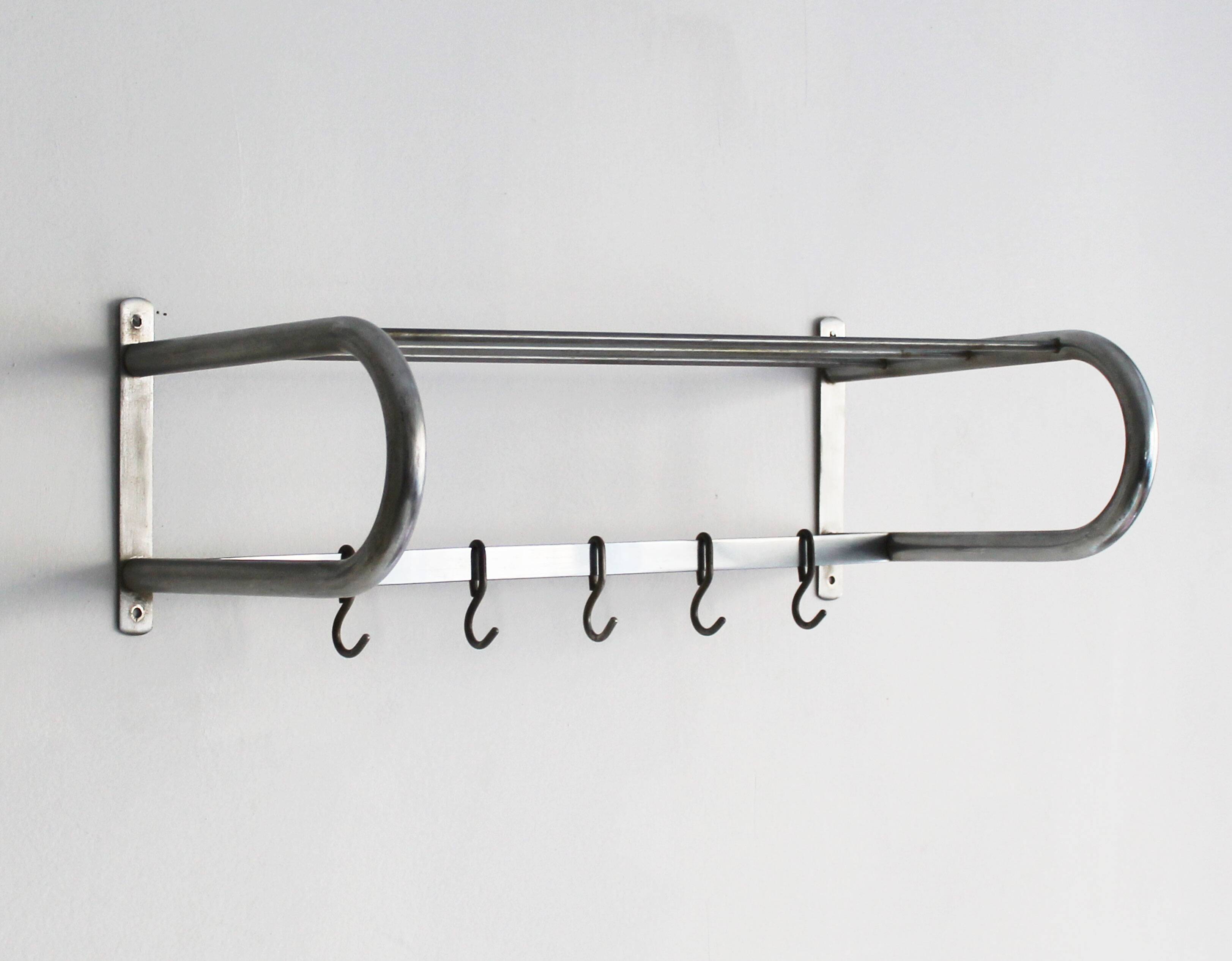 Modernist Tubular Steel Coat Hanger