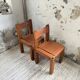 Paire de chaises Pierre Chapo S11