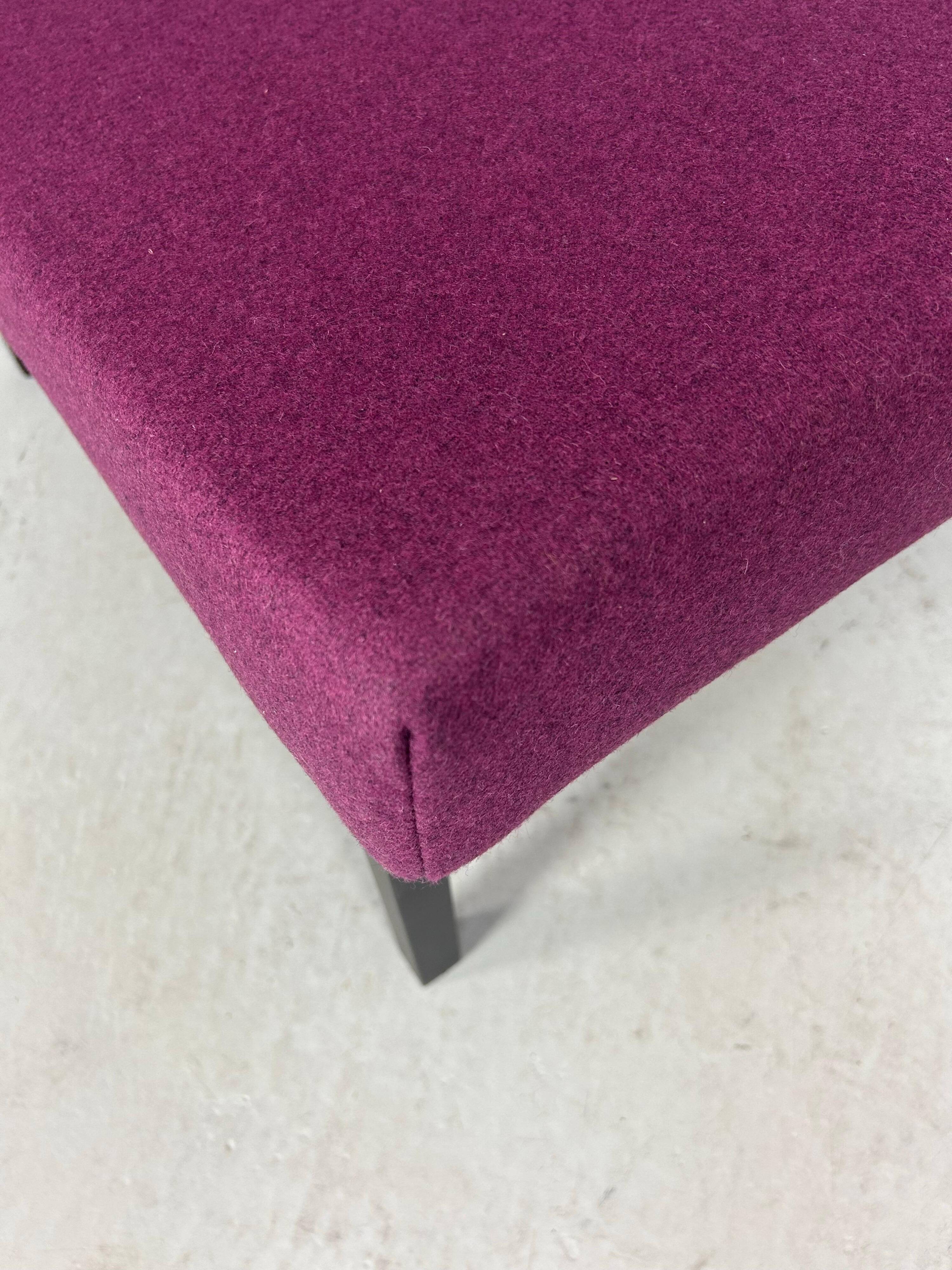 Gijs Van Der Sluis Eggplant colored Lounge Chair model 36 ZA, 1961