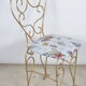 Chaise dossier coeur