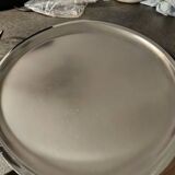 6 ice cream cups and a Guy Degrenne tray