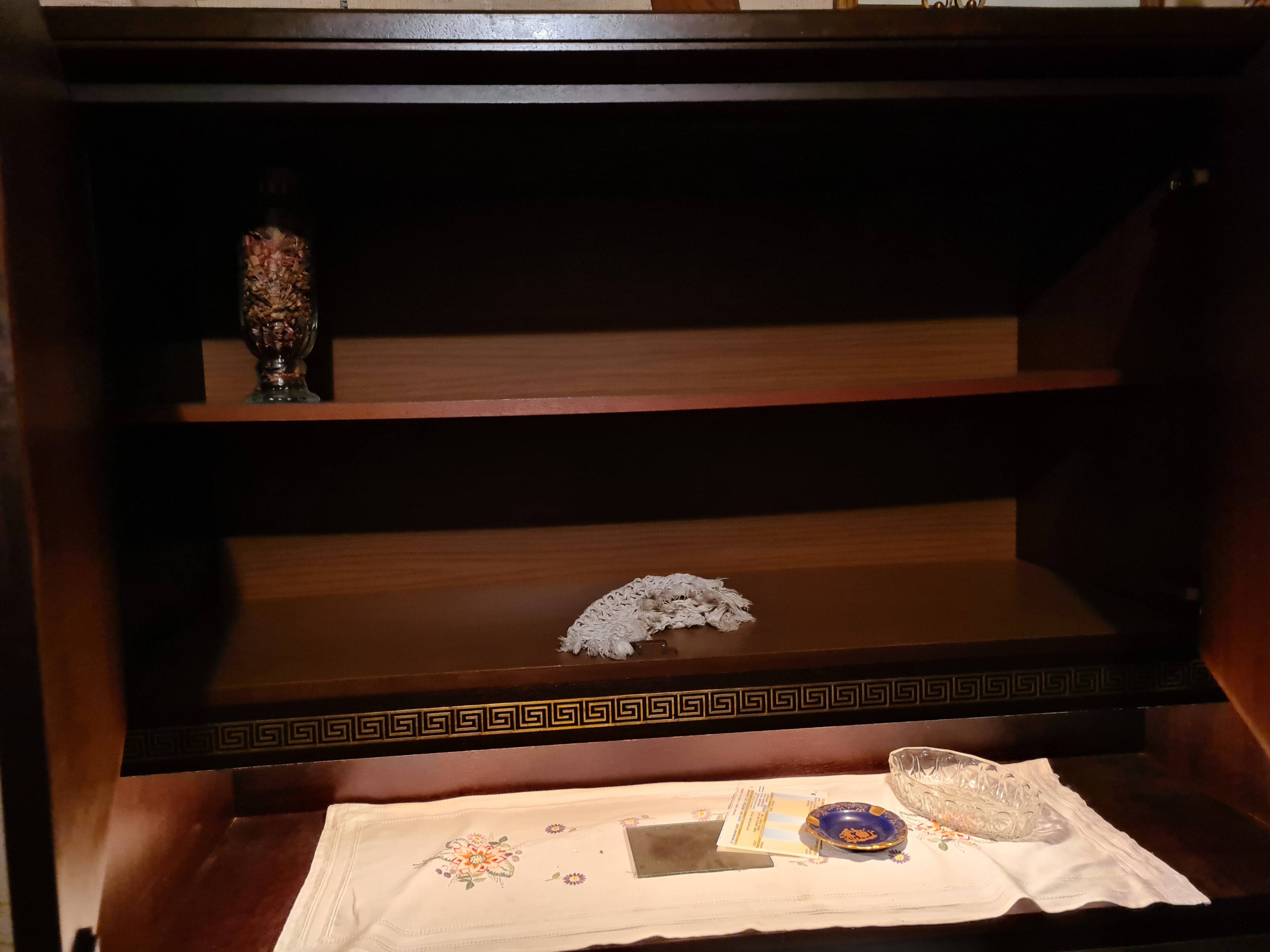 Large lacquered wooden sideboard from the 80s