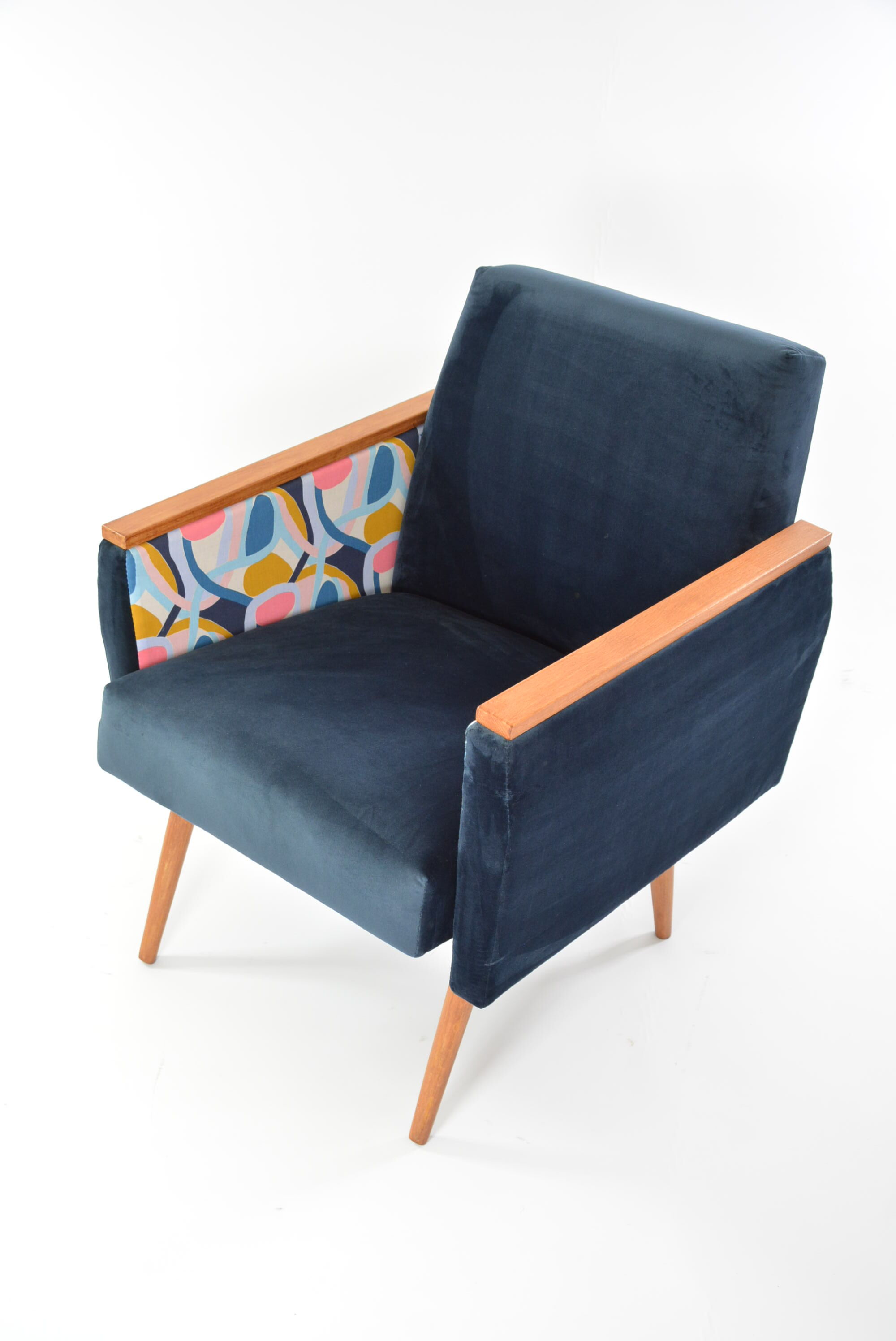 Blue Matisse square chair
