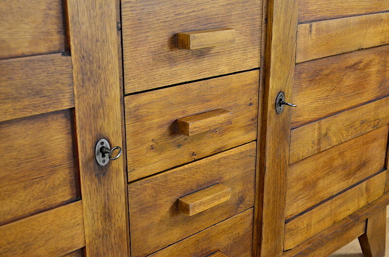 Sideboard oak René Gabriel 1950