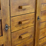 Sideboard oak René Gabriel 1950