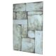 Handcrafted industrial mirror made to measure with an authentic hand-aged brass frame XL