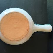 French artisan ceramics – decorative pan in Capron style – year