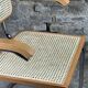 70'S Italian sled chair in beech and chrome aluminum