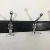 Black coat holder 4 patères