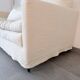 Ivory wild linen Adar caravan sofa