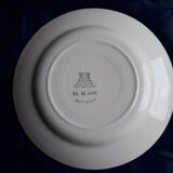 Set de 6 assiettes en faïence de Gien modèle Val de Loire peint à la main diam 21,5 cm