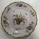 Decorative porcelain plate with hanging signed VP