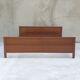 1960s Stilwood walnut bed