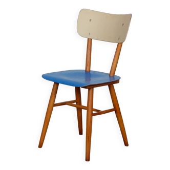Vintage wooden chair produced by Ton, 1960