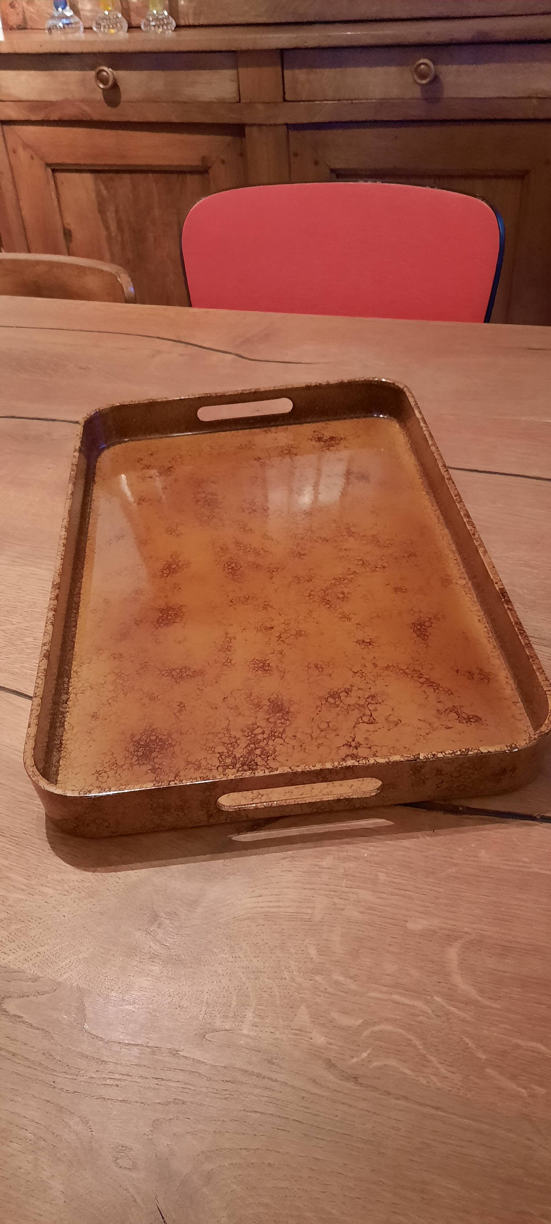 Lancel serving tray 70s