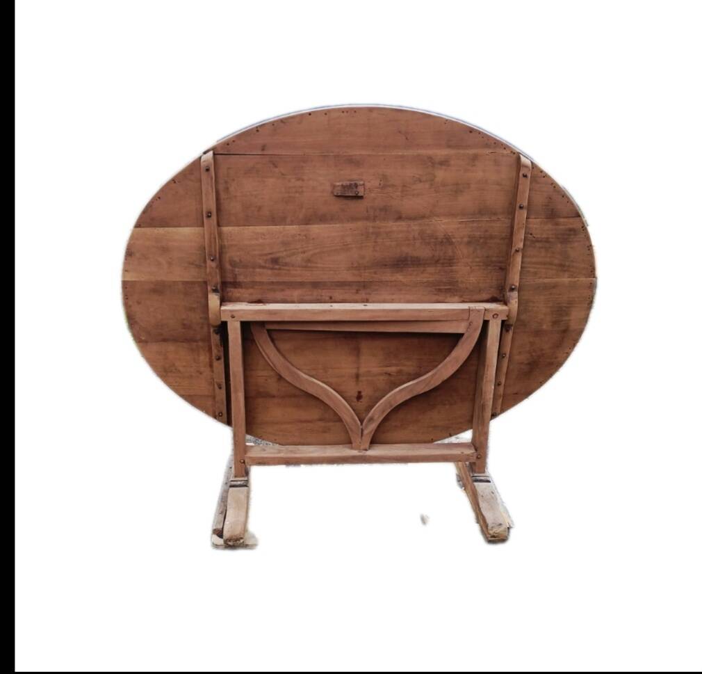 Cherry wood harvest table