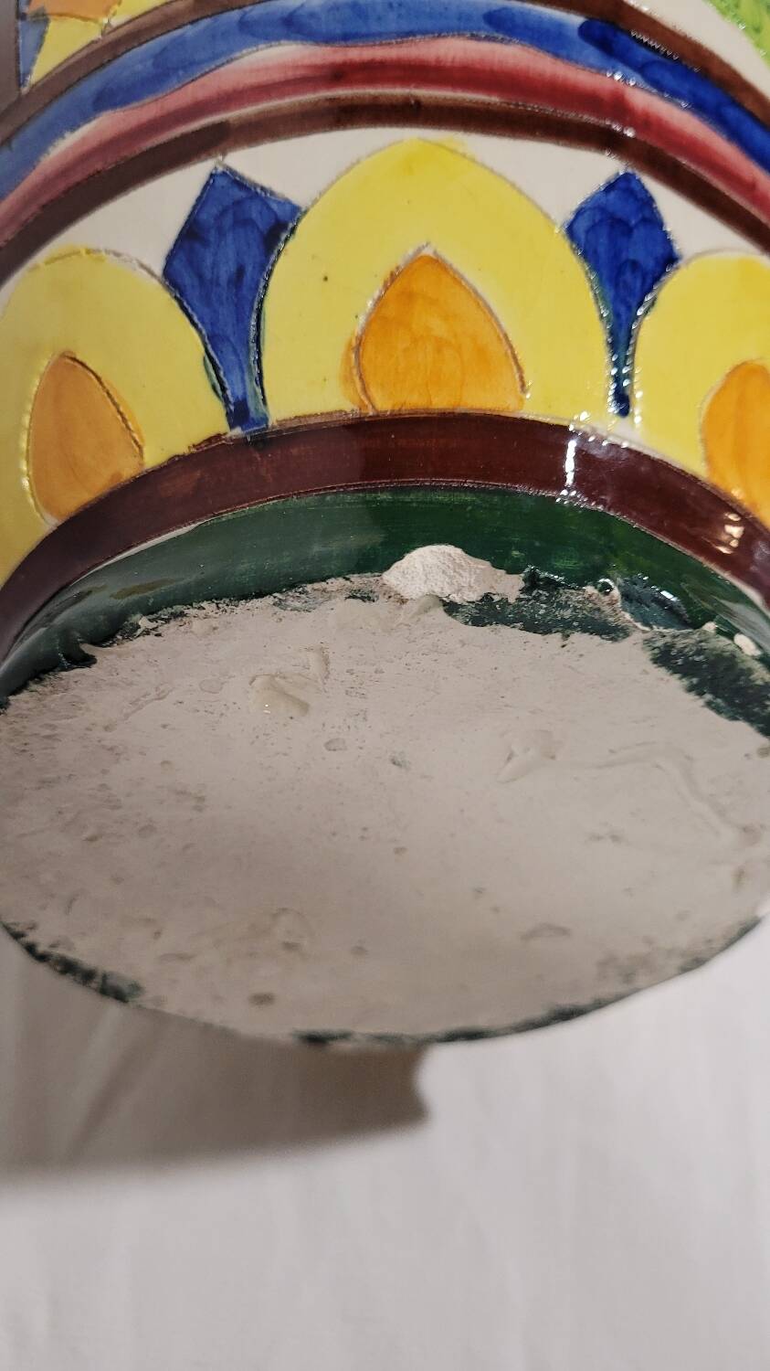 Céramique vase majolique italienne vintage Telly décoration italien