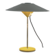 Martinelli Luce Table Lamp, Italy, 1980s – Yellow & Metal Shade