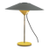 Martinelli Luce Table Lamp, Italy, 1980s – Yellow & Metal Shade