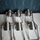 6 Vintage 1960 Mazda Pare Fée range brushed aluminum wall lights