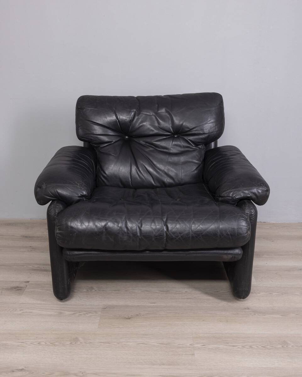 FAUTEUIL VINTAGE DES ANNÉES 1970, MODÈLE « CORONADO », T. SCARPA POUR B&B ITALIA