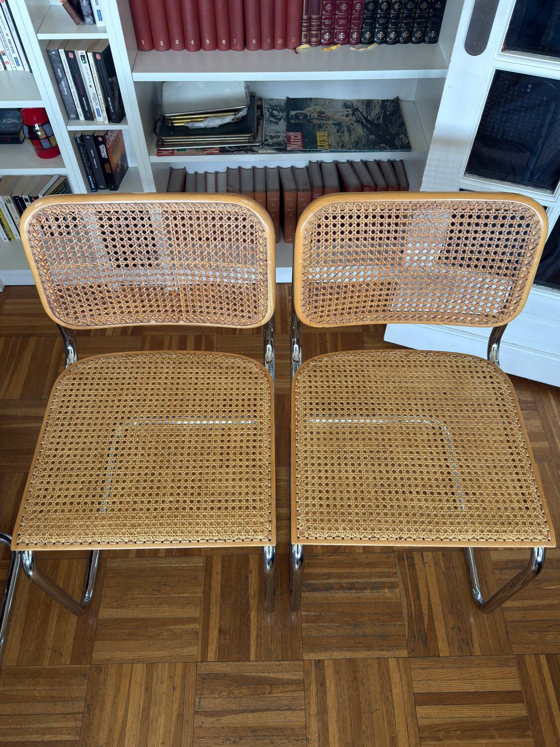 Marcel Breuer Cesca B32 chairs Knoll edition
