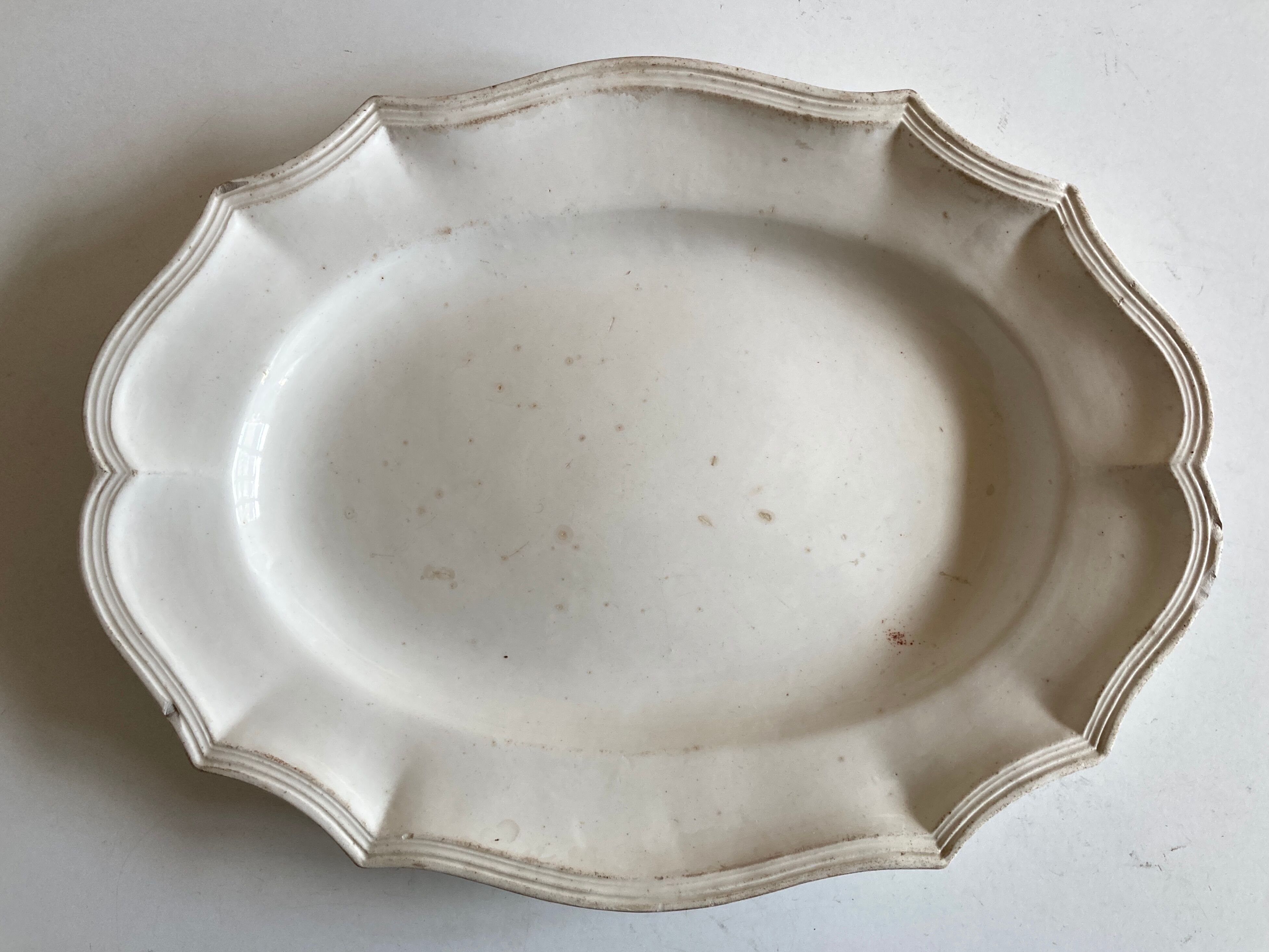 Plate in godenware 19th