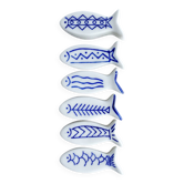 6 porcelain knife holders