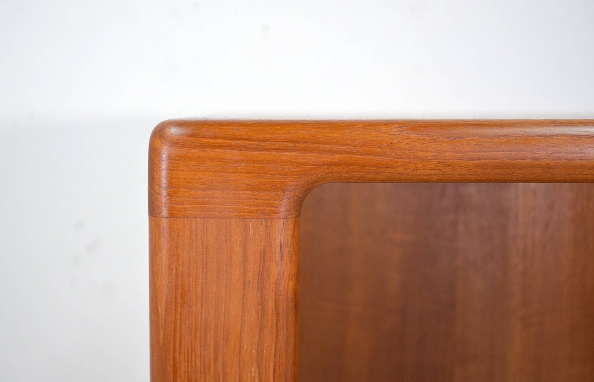 Highboard by Burchardt Nielsen 1960s Denmark Teak Vinyl Shelv