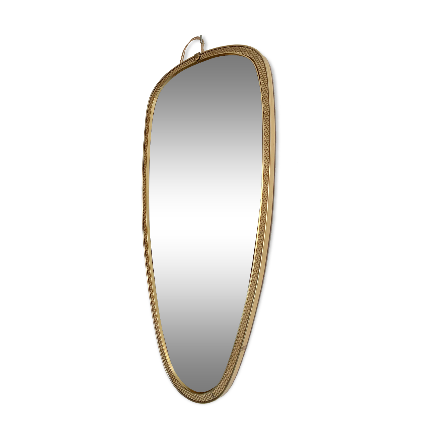Mid-century wall mirror, 70x33cm,  1960s