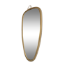 Mid-century wall mirror, 70x33cm,  1960s