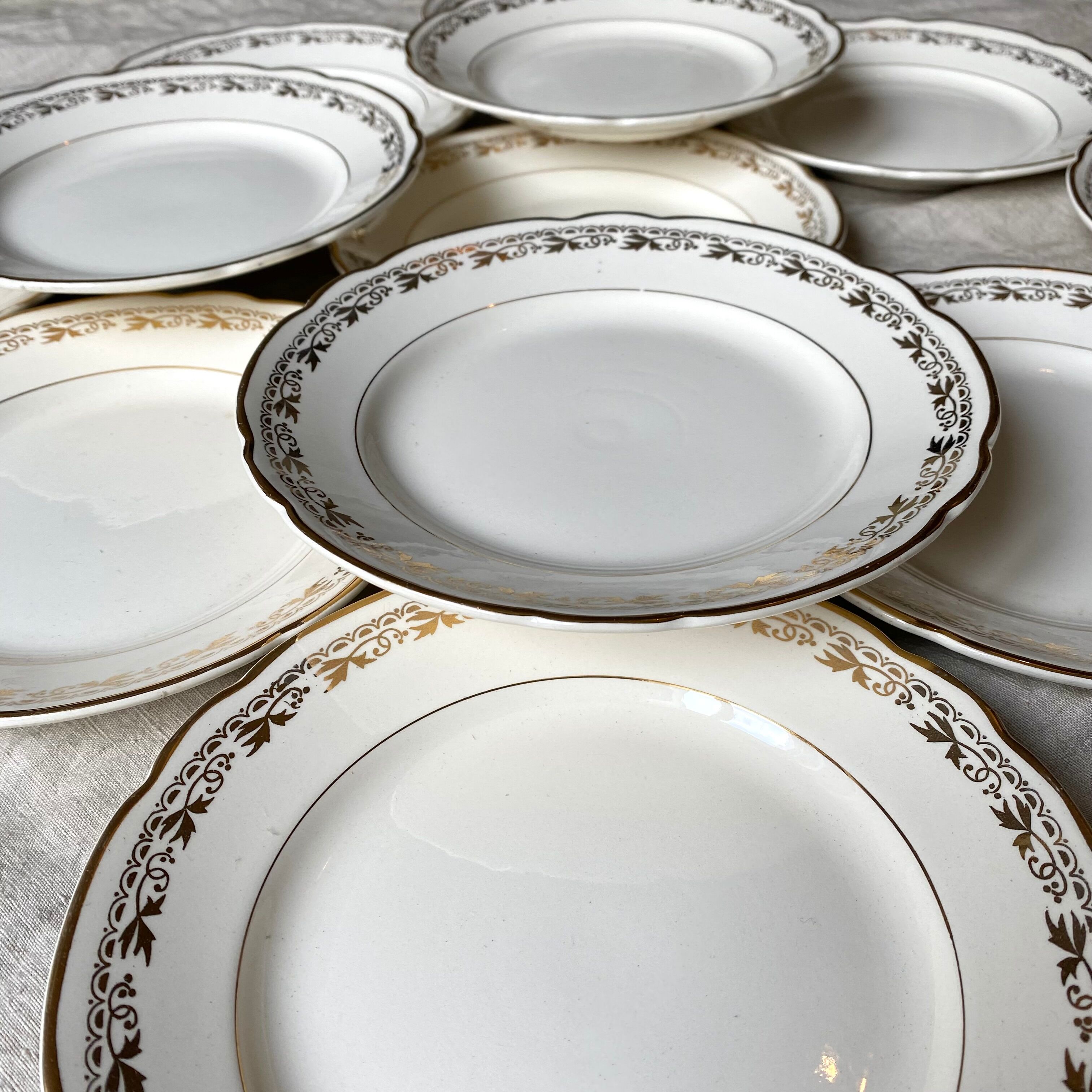 12 Villeroy and Boch dessert plates