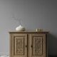 solid oak buffet