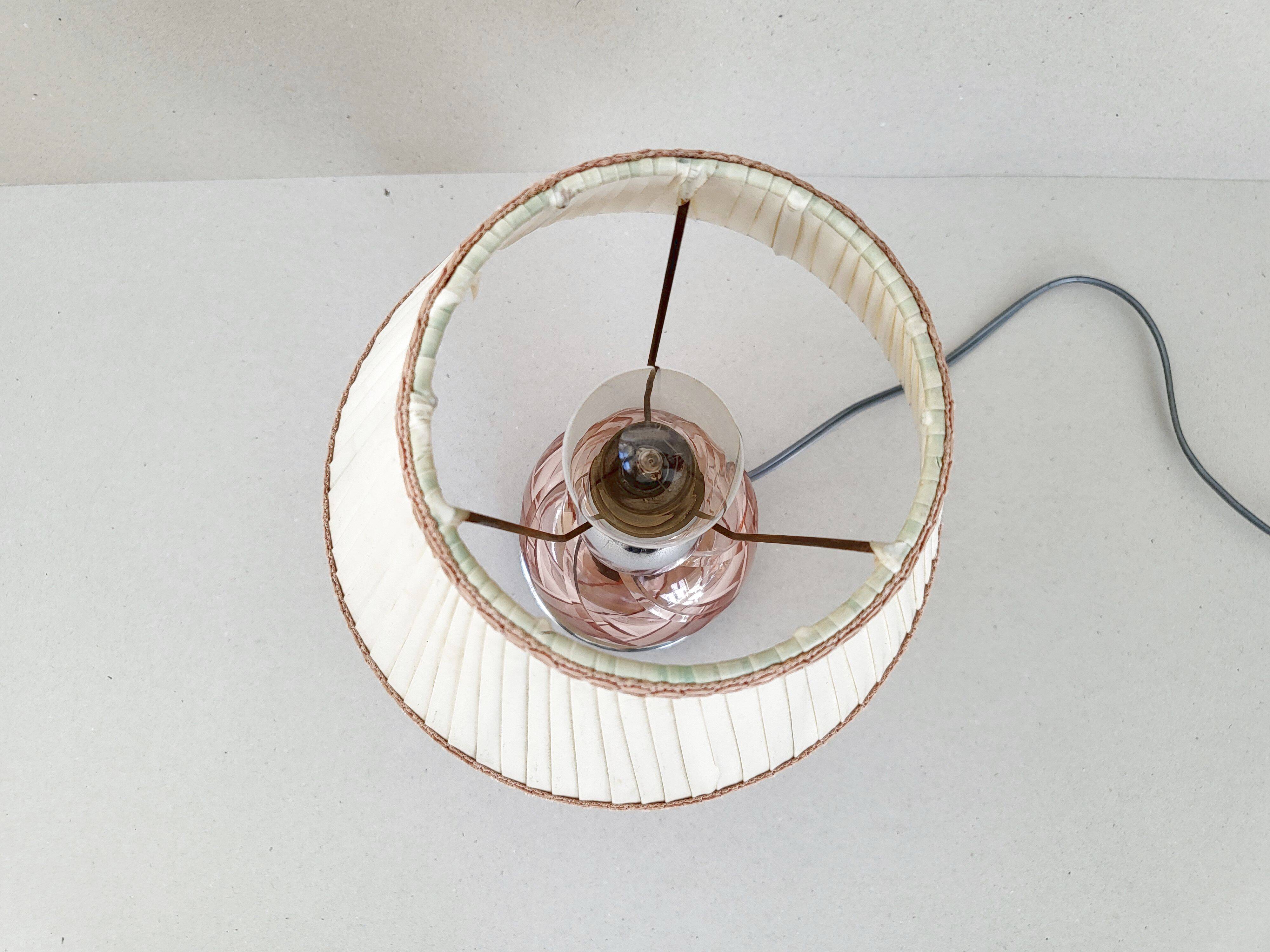 Vintage 1950 art deco style lamp