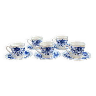 Tasses BP en faïence de Sarreguemines