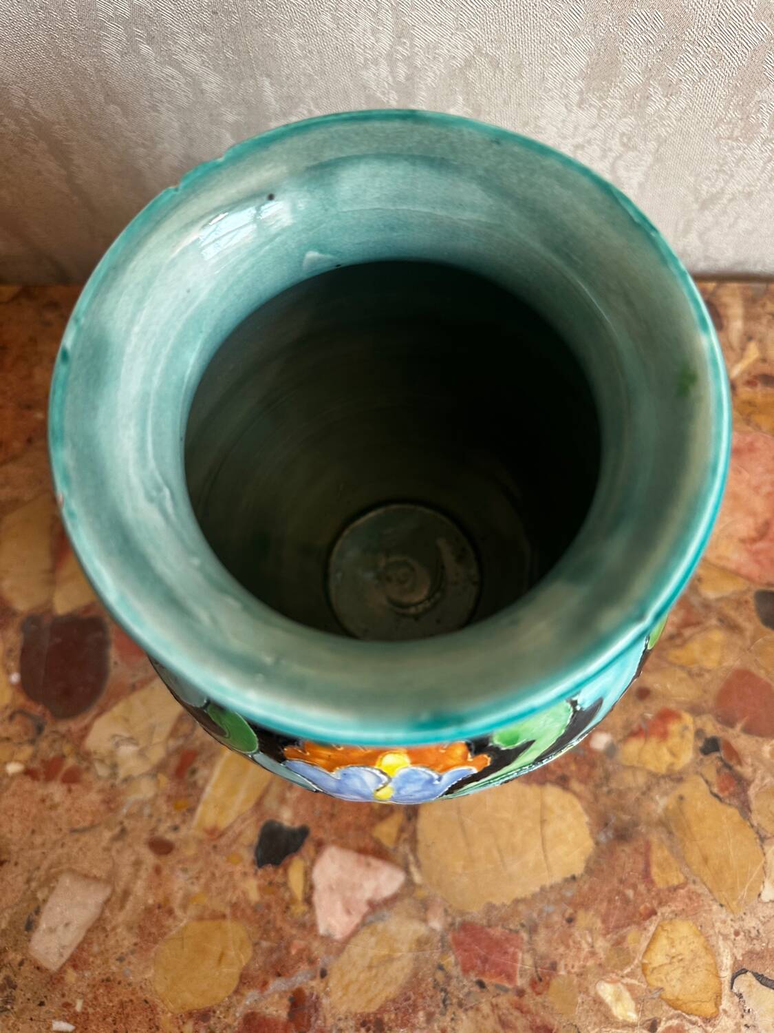 Vintage ceramic vase Cerart Monaco