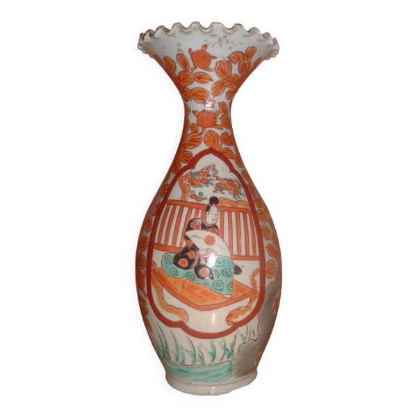 Vase porcelaine Imari Japon XIXème