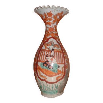 Vase porcelaine Imari Japon XIXème